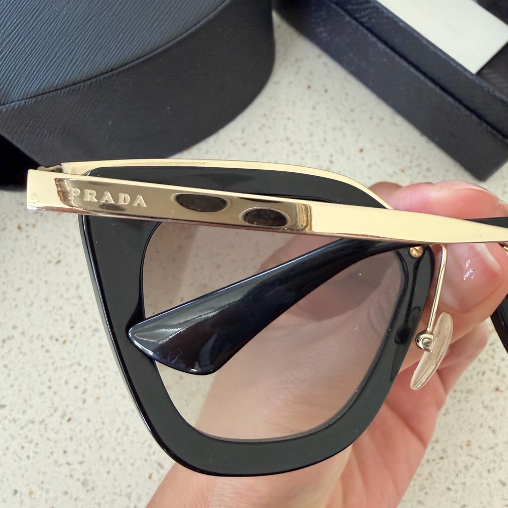 Black PRADA Cinema Sunglasses SPR 53S - Picture 7 of 8